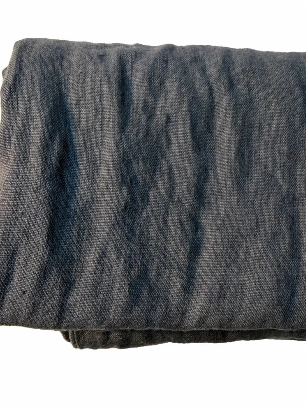 Quince King Set Pillowcase in Slate Blue denim 100% Linen 20”x40”